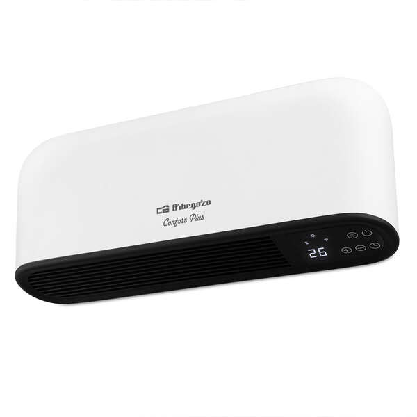 Orbegozo SPW 8000 Calefactor Wifi Baño - IP-21 - Elementos Ceramicos PTC - Programable - Dos Niveles de Calor - Funcion Memoria - Mando a Distancia