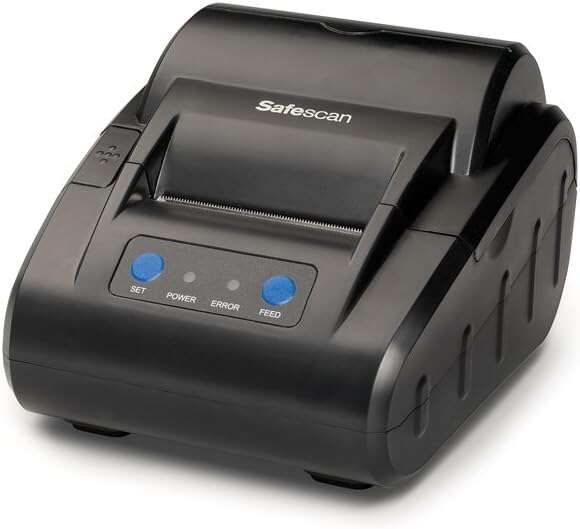 Safescan TP-230 Impresora Termica - Compatible con Safescan 1250, 6165, 6185, 2465-S, 2665-S, 2685-S y 2985-SX - Alta Calidad de Impresion