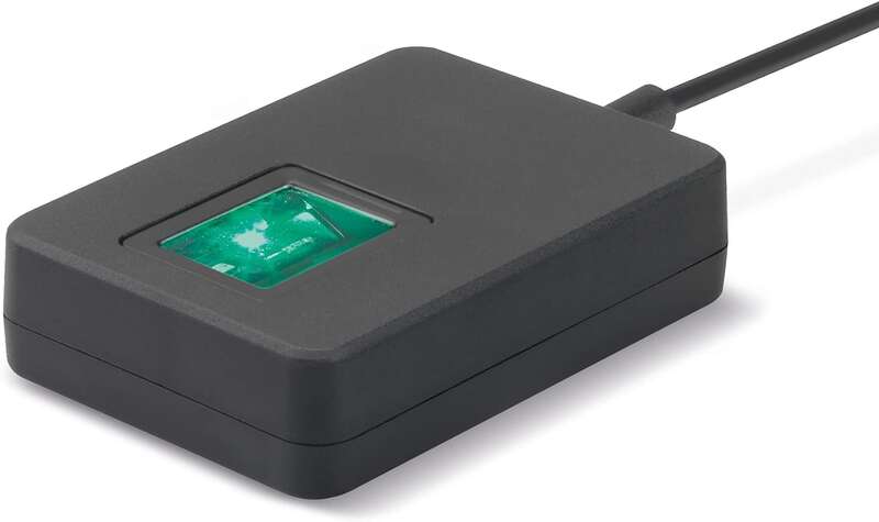 Timemoto FP-150 Lector USB de Huella Digital - Conexion USB - Capacidad de hasta 500 Huellas - Compatible con Timemoto Cloud