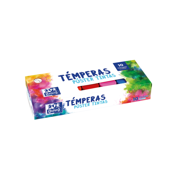 Oxford Temperas 20ml - Alta Pigmentacion - Facil de Mezclar - 10 Colores