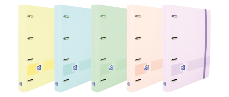 Oxford Ebind Oxfl&G Cuaderno A5+ Tapa Pastel+R5 Puntos Pastel - Papel de Alta Calidad - Tamaño A5+ - Tapa Resistente - Diseño de Puntos Pastel