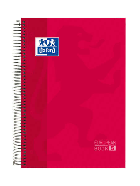 Oxford School Classic A4+ Europeanbook - Tapa Extradura - 50% Hojas Gratis - 5x5 - 120 Hojas
