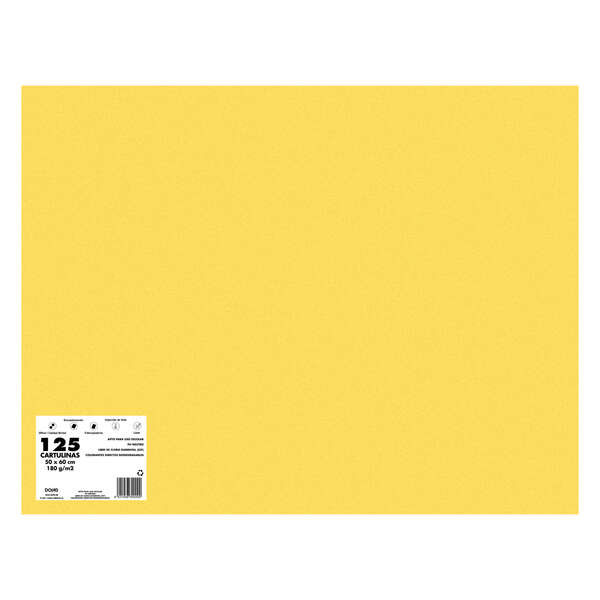 Dohe Cartulinas de Colores de 180 G/M2 - PH Neutro - Libres de Cloro Elemental - Colorantes Directos Biodegradables - para Todo Tipo de Impresion - Paquetes Retractilados