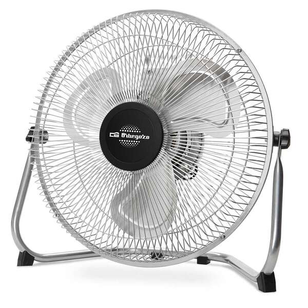 Orbegozo PW 1230 Ventilador Industrial Potente y Seguro - 3 Velocidades de Ventilacion - Motor Eficiente y Bajo Consumo - Rejilla de Proteccion - Asa de Transporte - Base Estable