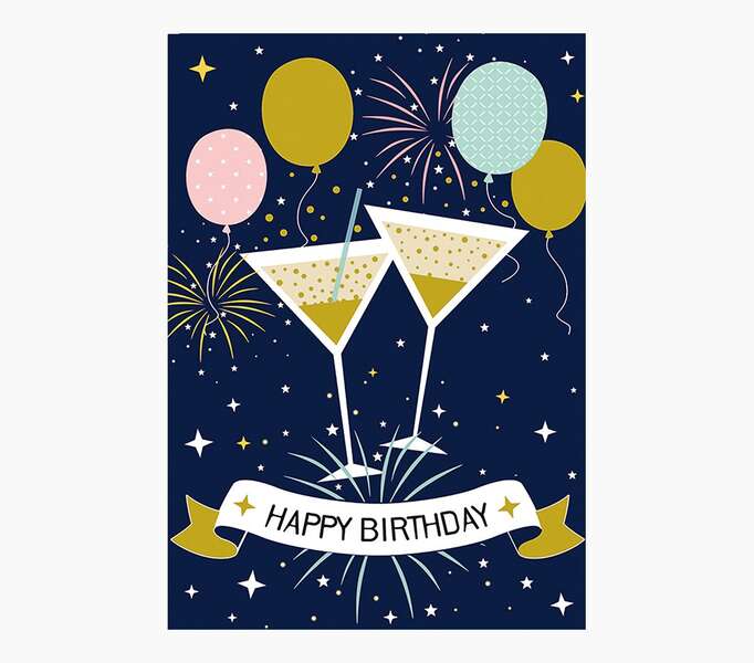 Pictura Tarjeta Zig-Zag - 15x22cm - Tematica Fiesta - Tarjeta Triptica sin Envoltorio - Incluye Sobre Blanco - Papel con Certificacion FSC