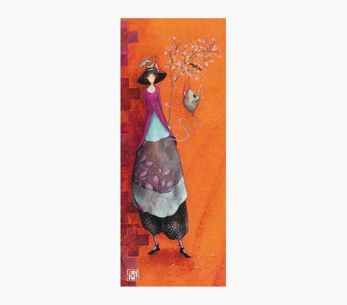 Pictura Gaëlle Boissonnard Marcapaginas Ancho - 5.5x14cm - Embolsada Individualmente en Celofan - Impresas en Papel con Certificacion FSC