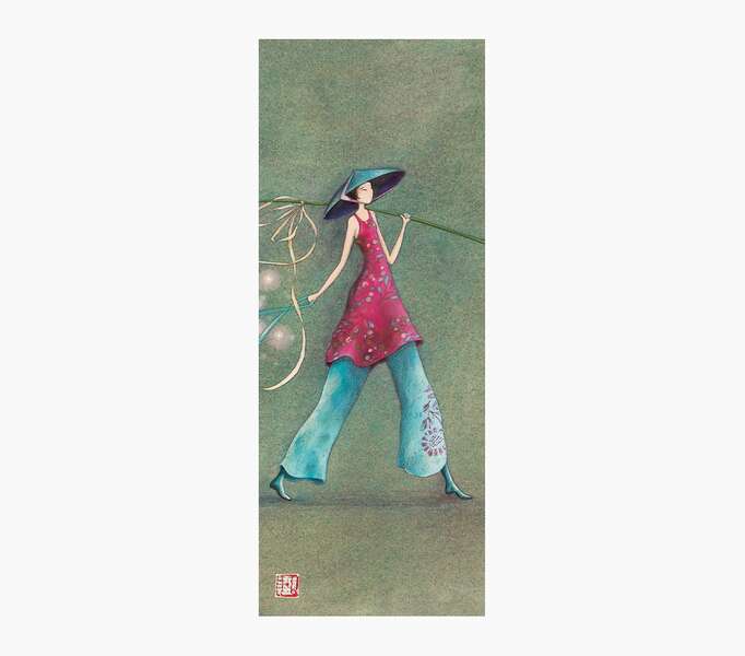 Pictura Gaëlle Boissonnard Marcapaginas Ancho - 5.5x14cm - Embolsada Individualmente en Celofan - Impresas en Papel con Certificacion FSC