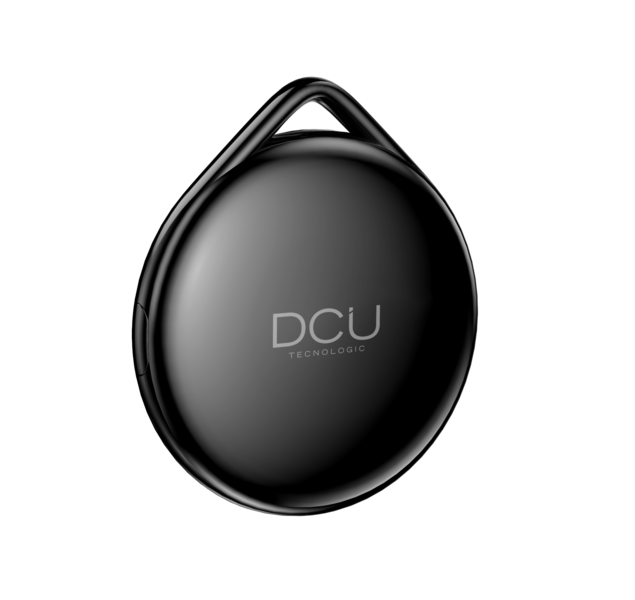 DCU Tecnologic Localizador Anti-Perdida - Buzzer para Facil Localizacion - Rango de Posicionamiento Ilimitado - Bateria Reemplazable de 210 mAH - Peso Ligero de 7.5G - Color Negro