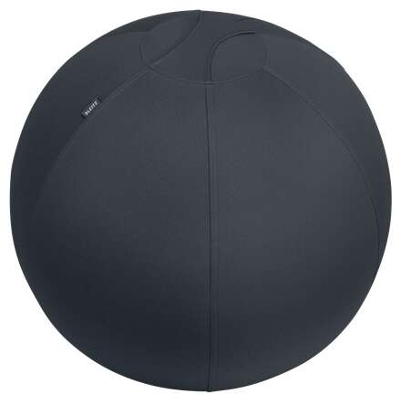 Leitz Ergo Active Balon de Asiento Antideslizante 65cm - Asa de Transporte Resistente - Carga Maxima de 150kg - Funda Lavable - Color Gris Oscuro