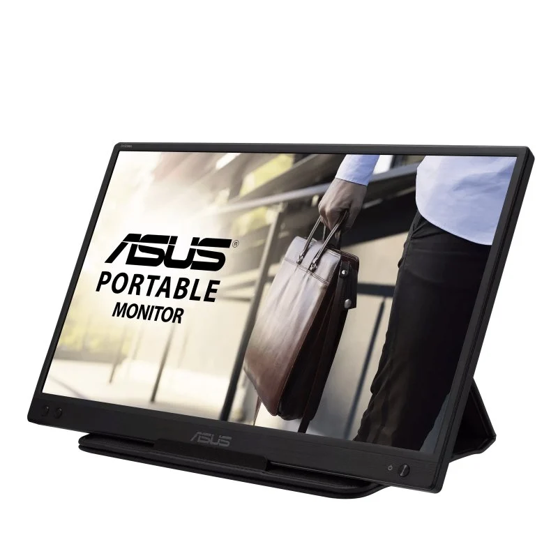 Asus ZenScreen MB166C Monitor Portatil 15.6" LED IPS FullHD 60Hz 16:9 - Respuesta 5ms - Alimentado por USB-C - Soporte Integrado - Funda Plegable