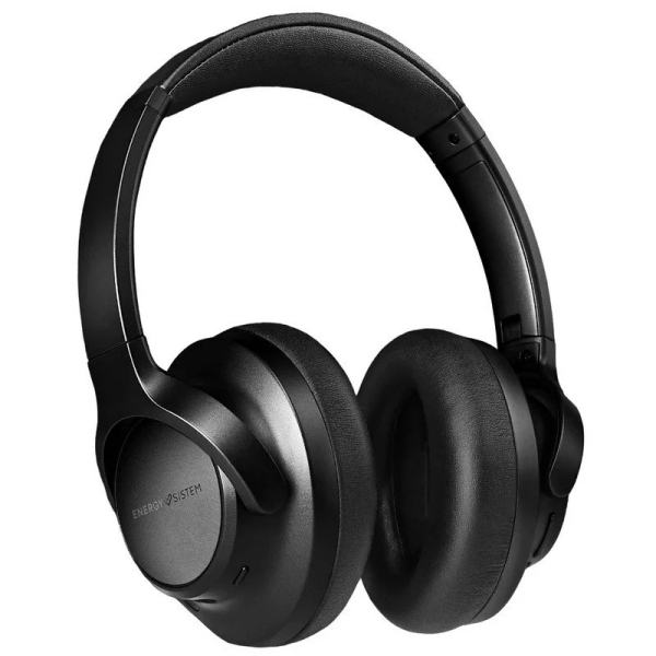 Energy Sistem Silent ANC Auriculares con Microfono Bluetooth 5.3 - Diadema Ajustable - Autonomia hasta 100h - Control de Reprodu