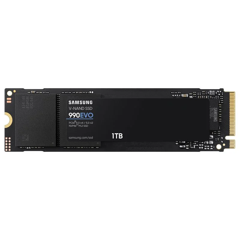 Samsung 990 EVO Disco Duro Solido SSD 1TB M.2 PCIe 4.0 x4, 5.0 x2 NVMe 2.0