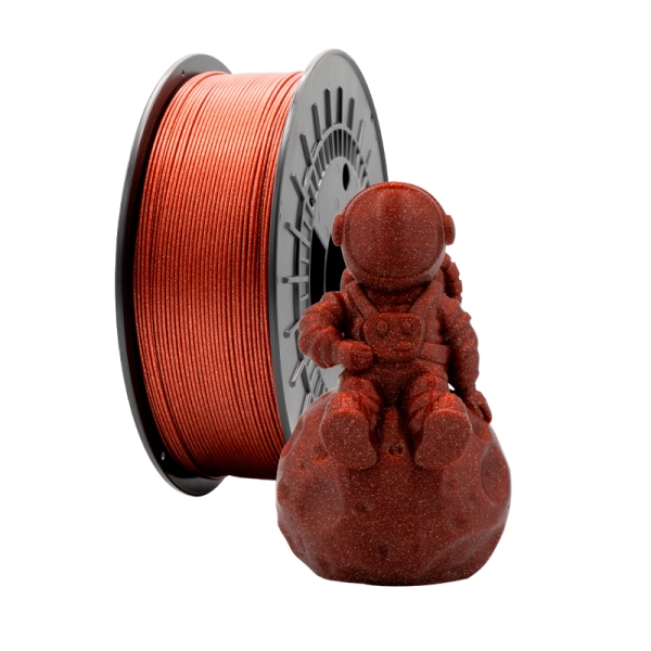 PLA GLITTER Filament è un filamento prodotto in Europa per stampanti 3D con tecnologia FFF/FDM. Come altri PLA è biodegradabi