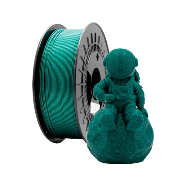 PLA GLITTER Filament è un filamento prodotto in Europa per stampanti 3D con tecnologia FFF/FDM. Come altri PLA è biodegradabi