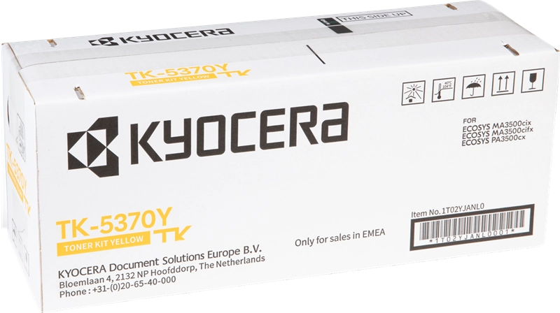 Kyocera TK5370 Amarillo Cartucho de Toner Original - 1T02YJANL0/TK5370Y