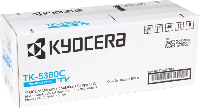 Kyocera TK5380 Cyan Cartucho de Toner Original - 1T02Z0CNL0/TK5380C