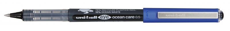 Uni-ball Eye Ocean Care UB-150ROP Boligrafo de Tinta Liquida - Punta de Bola 0.5mm - Tinta Resistente al Agua y Luz - Color Negro