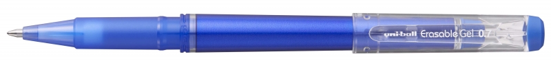 Uni-ball UF-222 Roller de Gel Borrable - Punta de Bola 0.7mm - Tinta Termosensible - Doble Goma de Borrado - Color Azul