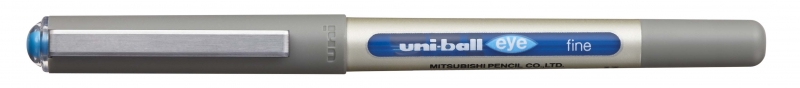 Uni-ball Eye Fine UB-157 Boligrafo de Tinta Liquida - Punta de Bola 0.7mm - Tinta Resistente al Agua y Luz - Sistema de Control de Tinta - Color Azul Claro