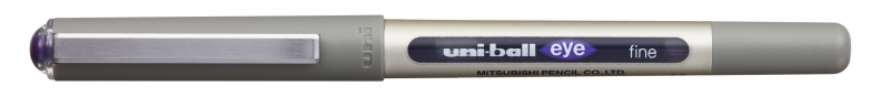 Uni-ball Eye Fine UB-157 Boligrafo de Tinta Liquida - Punta de Bola 0.7mm - Tinta Resistente al Agua y Luz - Sistema de Control de Tinta - Color Violeta