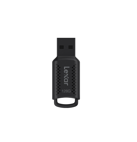 Lexar JumpDrive V40 Memoria USB 128GB - Almacenamiento Confiable - Interfaz USB 2.0 - Diseño Compacto y Portatil - Color Negro