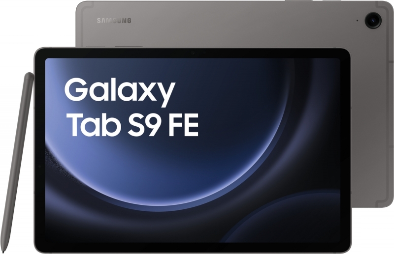 Samsung Galaxy Tab S9 FE Pantalla 10.9" WiFi, Bluetooth 5.3 - RAM 6GB - 128GB de Almacenamiento - Camara Principal 8Mpx - Bateria 8000mAh - Carga Rapida 45W - Color Gris