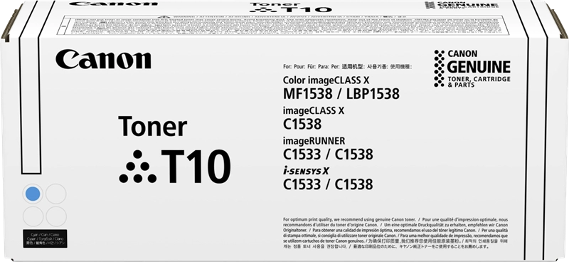 Canon T10 Cyan Cartucho de Toner Original - 4565C001