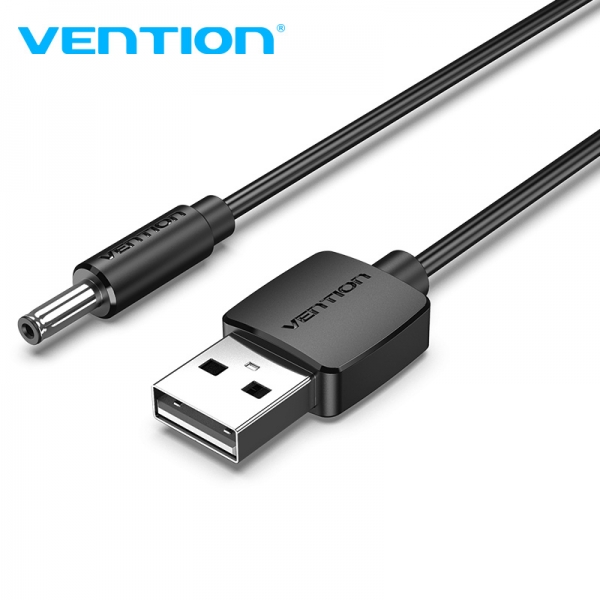 Vention Cable Conversor USB Macho a DC 3.5mm Macho - 0.5m - Color Negro