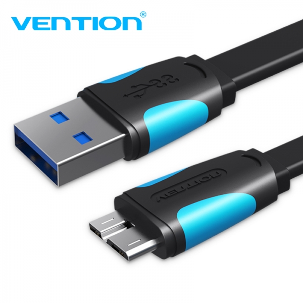 Vention Cable USB 3.0 Macho a MicroUSB Macho - 1m - Azul y Negro