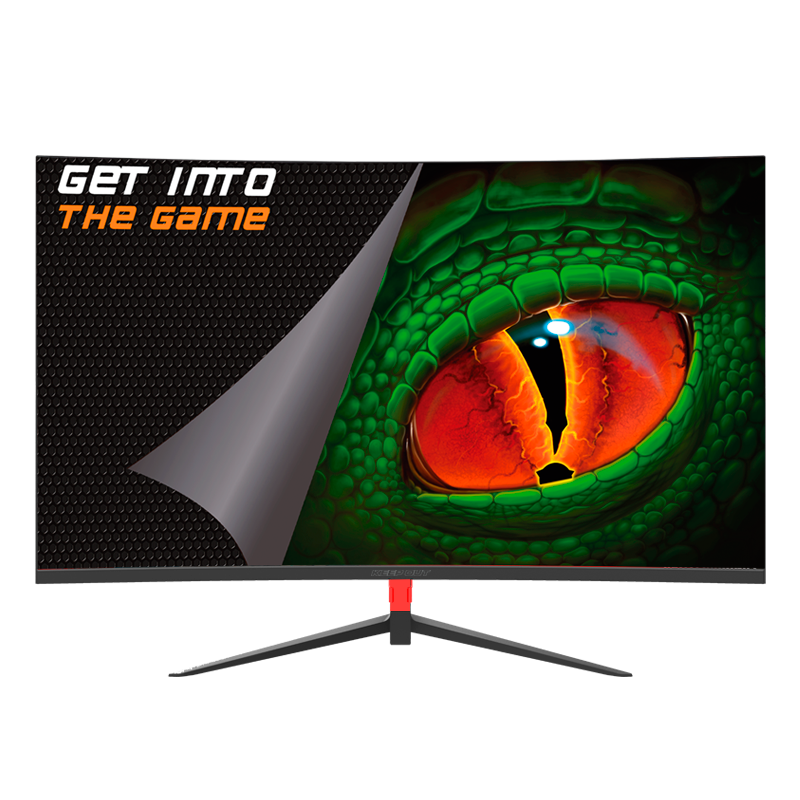 KeepOut Monitor Gaming LED 27" Curvo 1500R FullHD 1080p 280Hz - Respuesta 1ms - Angulo de Vision 178º - 16:9 - Altavoces 6W - HDMI 2.0, DisplayPort 1.2 - VESA 100x100mm