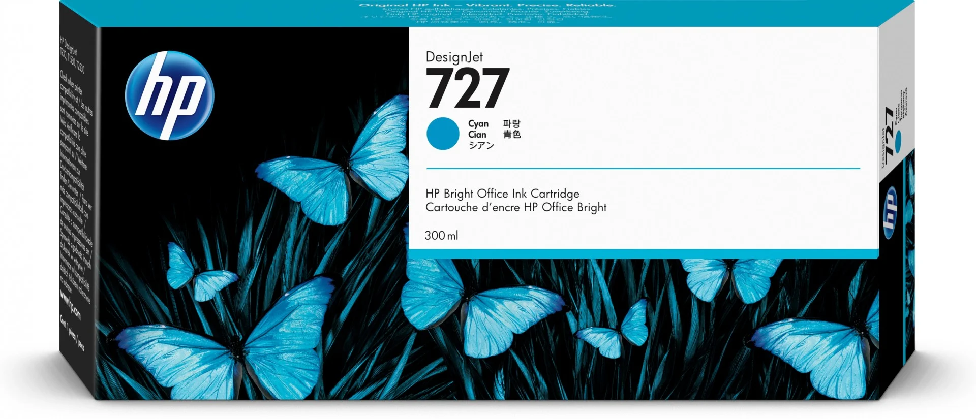 HP F9J76A Cyan Cartucho de Tinta Original - 727