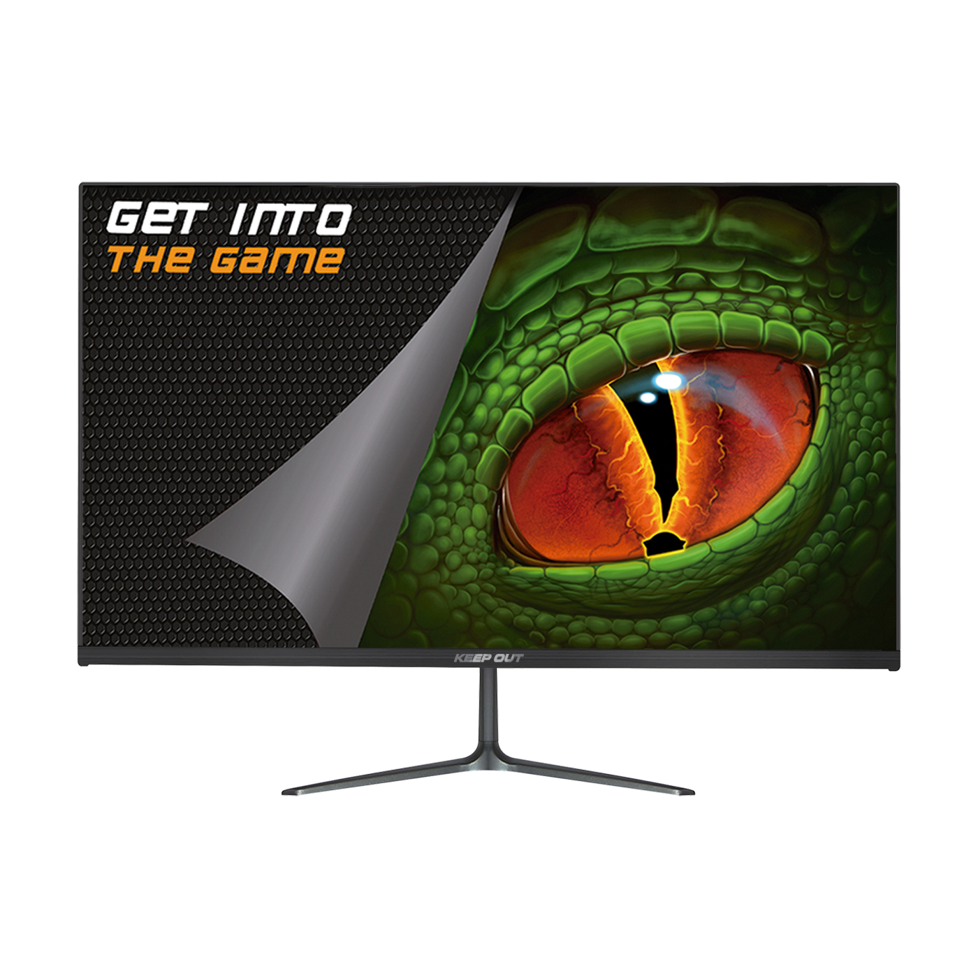 KeepOut Monitor Gaming 23.8" LED IPS FullHD 1080p 180Hz - Respuesta 1ms - Angulo de Vision 178º - 16:9 - Altavoces 6W - HDMI 2.0, DisplayPort 1.4 - VESA 75x75mm