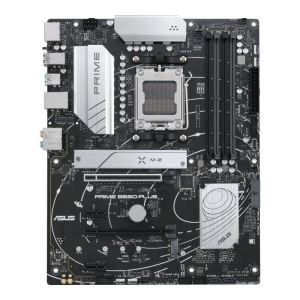 Asus Prime B650-PLUS Placa Base AMD5 4x DDR5 - HDMI, M.2, PCIe 4.0, 4x Sata III, USB 2.0, 3.2, RJ-45, DisplayPort, Factor ATX