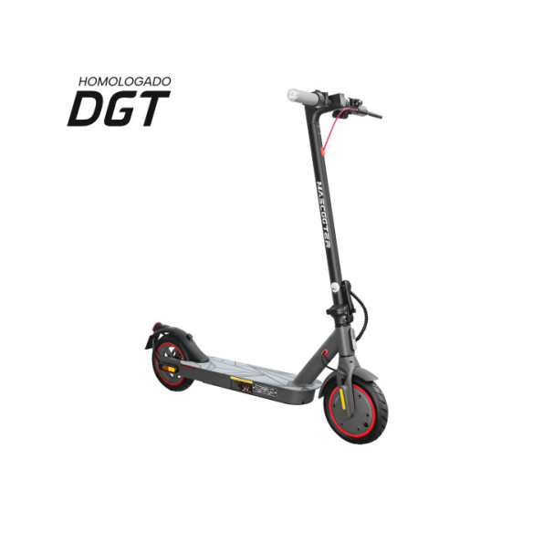 Mascooter S1 Patinete Electrico Motor 300W - Homologado DGT - Autonomia hasta 20km - Carga Maxima 100kg - Ruedas 8.5" - Color Negro