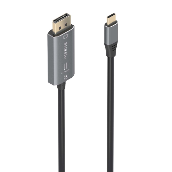 AISENS A109-0880 cavo e adattatore video 18 m USB tipo-C DisplayPort Nero