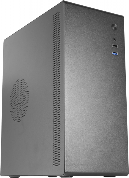 Tacens NOVAX NOVAX550BR Mini Torre Ultra Compacta - Estructura Metalica - Fuente 550W Bronze - Ventilador Trasero - Soporte MicroATX/Mini-ITX - USB 3.0 - Color Negro