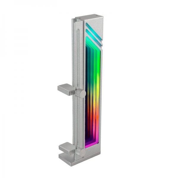 Mars Gaming MCA-GCB Soporte Tarjeta Grafica ARGB - Iluminacion ARGB Infinity Mirror - Base Magnetica Antideslizante - Compatibilidad Universal - Color Varios