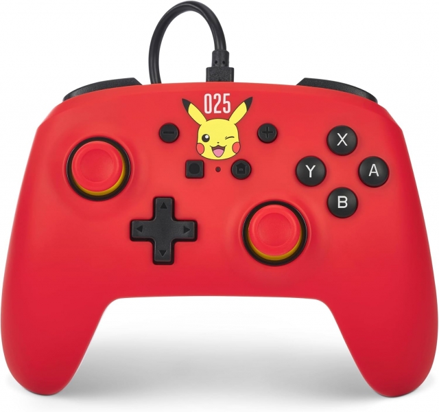 PowerA Mando con Cable para Nintendo Switch - Laughing Pikachu