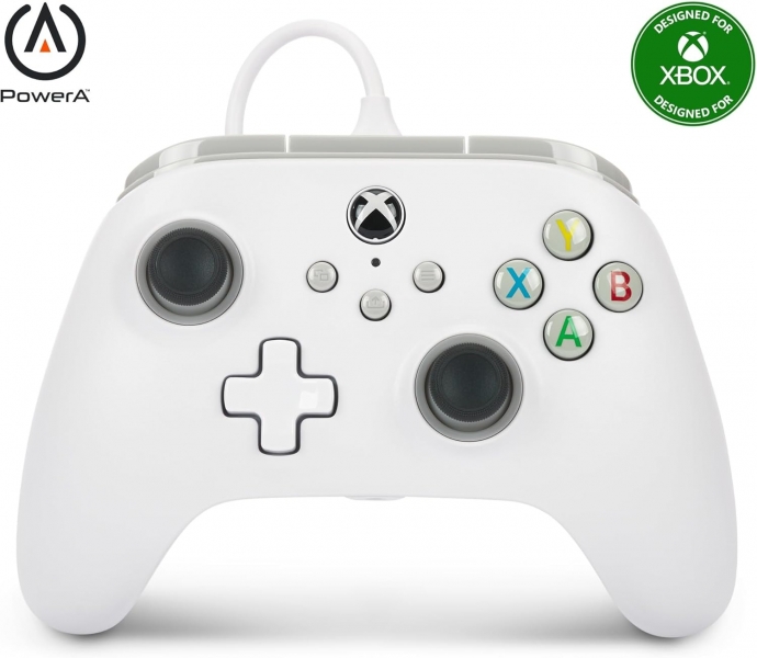 PowerA Mando con Cable para Xbox Series X|S - Color Blanco