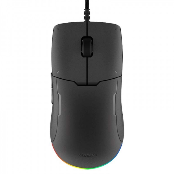 Xiaomi Gaming Mouse Lite Raton Gaming USB 6200dpi - Botones TTC Golden - Iluminacion RGB - Cable Trenzado 2m - Uso Diestro - Color Negro