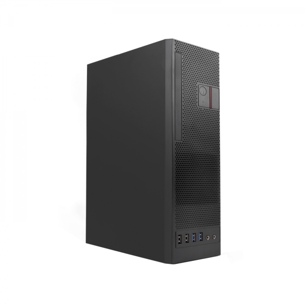 Coolbox T360 Slim Caja Torre MicroATX - Tamaño Disco Soportado 3.5", 2.5" - USB-A 3.0 y Audio + Fuente de Alimentación