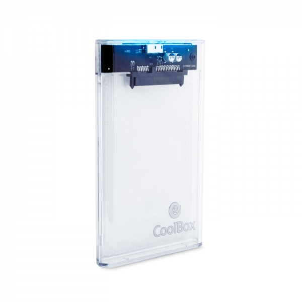 Coolbox Caja Externa 2,5" SlimChase T-2533 SATA - USB3.0 - Transparente