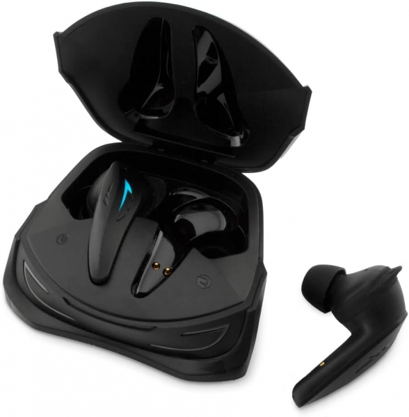 DeepGamung Auriculares Inalambricos GT1PRO - ANC+ENC - 24h de Bateria - Iluminación RGB - Bluetooth 5.3 - IPX4 - Color Negro