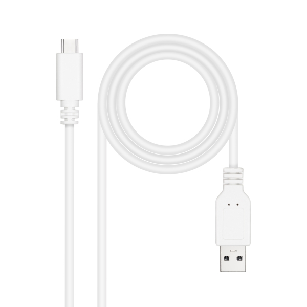 Nanocable 10.01.2103-W cavo USB USB 2.0 3 m USB C USB A Bianco