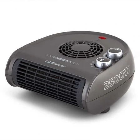 Orbegozo FH 5131 Calefactor 2500W - Termostato Regulable - Selector Rotativo de 3 Posiciones - 2 Niveles de Potencia - Funcion Ventilador