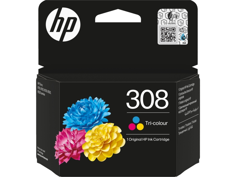 HP 308 Tricolor Cartucho de Tinta Original - 7FP20UE