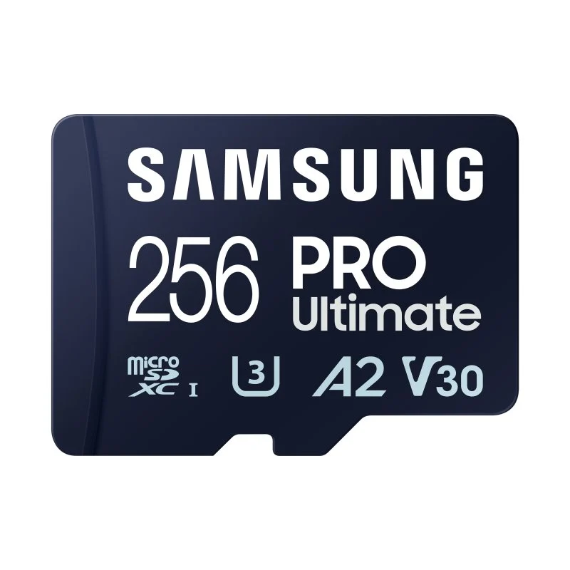 Samsung PRO Ultimate Tarjeta Micro SDXC 256GB UHS-I U3 A2 V30 con Adaptador SD