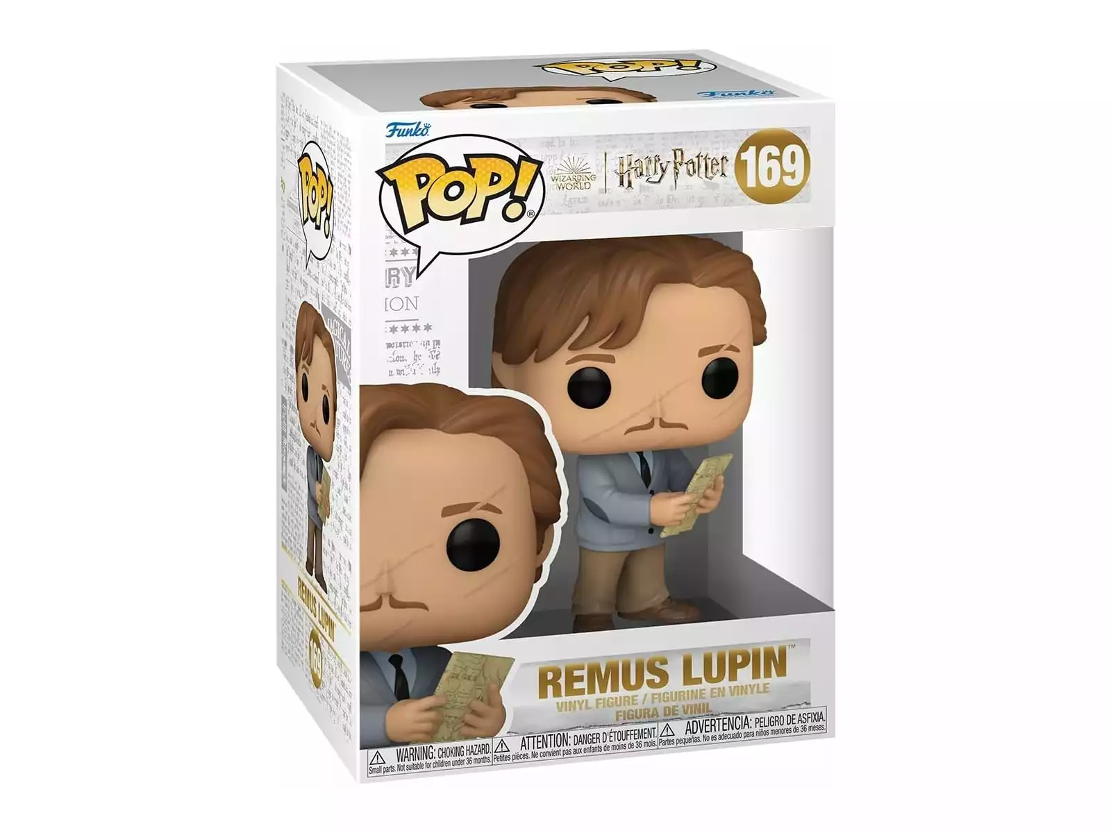 Funko Pop Harry Potter Remus Lupin con Mapa - Figura de Vinilo - Altura 10.5cm aprox.