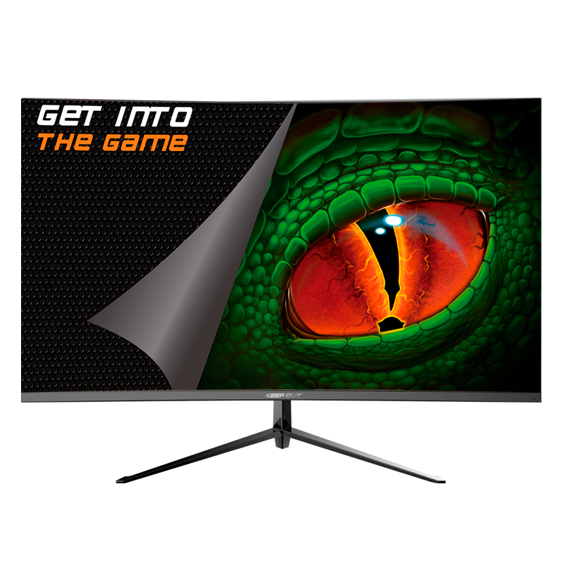 KeepOut Monitor Gaming 23.8" VA Curvo R1500 FullHD 1080p 120Hz - Respuesta 1ms - Angulo de Vision 178º - 16:9 - Altavoces 6W - HDMI, VGA - VESA 100x100mm