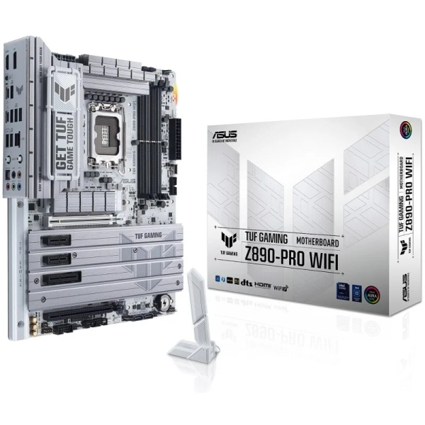 Asus TUF Gaming Z890-PRO WIFI Placa Base LGA 1851 - WiFi 7, Bluetooth, HDMI, DisplayPort, 4x DDR5, 4x SATA III, 4x M.2, PCIe 4.0